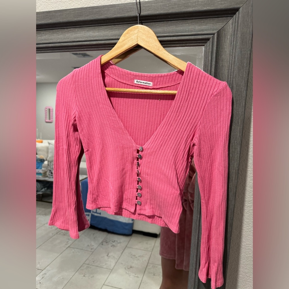 Reformation crop top